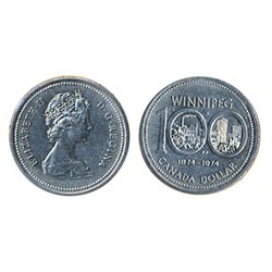 1874. Nickel. Double Yoke.