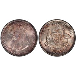 1927 Shilling MS64