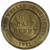 Image 1 : 1911 Halfpenny - KM22 - NGC MS65RB
