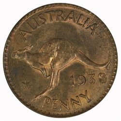 1938 Penny - KM36 - NGC MS64RB