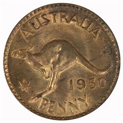 1950 Penny - KM43 - NGC MS63RB