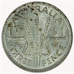 1941 Threepence - KM37 - NGC MS65