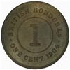 Image 1 : British Honduras 1904 Cent - KM11 - NGC MS64BN