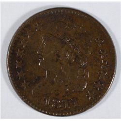 1811 HALF CENT AU58 RARE! NICE!