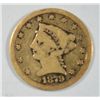 Image 1 : 1879-S $2.5 GOLD LIBERTY WELL CIRCULATED BUT NO DAMAGE