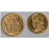 Image 1 : 2 POLISH GOLD COINS 1925 10 ZLOTYCH, & 20 ZLOTYCH BOTH GEM BU