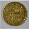 Image 2 : 1834 SMALL DATE $5 GOLD LIBERTY XF