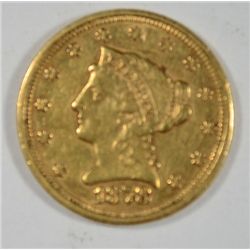 1878-S $2.5 GOLD LIBERTY NICE XF/AU