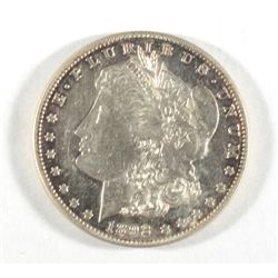 1892-S MORGAN DOLLAR AU-58/BU. VERY CLOSE TO BU GREAT LUSTER