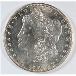 1896-S MORGAN DOLLAR MS62 LOOKS PL, RARE