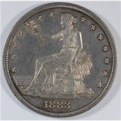 1883 TRADE DOLLAR PROOF 62, RARE 979 MINTED