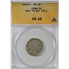 Image 1 : 1936 BUFFALO NICKEL DOUBLE DIE OBVERSE FS-101 DIE 1 ANACS VG 10