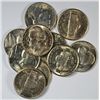 Image 1 : UNCIRCULATED JEFFERSON NICKEL LOT. 10 COINS TOTAL. CHOICE TO GEM BU