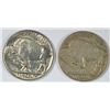 Image 2 : 1937 GEM BU & 1938-D/S XF BUFFALO NICKELS