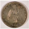 Image 1 : 1839  SEATED HALF DOLLAR, AU-55 TOTALLY ORIGINAL AND NICE