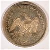 Image 2 : 1839  SEATED HALF DOLLAR, AU-55 TOTALLY ORIGINAL AND NICE