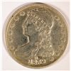 Image 1 : 1839-O REEDED EDGE HALF DOLLAR, XF/AU 45   VERY RARE, LOW MINTAGE