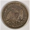 Image 2 : 1857-O SEATED HALF DOLLAR, AU-50 ORIGINAL