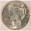 Image 1 : 1927-D PEACE DOLLAR, MS-63 WHITE