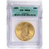Image 1 : 1924 $20 ST GAUDENS GOLD ICG MS65 GEM