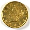 Image 1 : 1850-C $1 GOLD UNC
