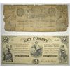 Image 1 : 18-- $2 BANK OF THE STATE OF GEORGIA NOTE & 18-- $2 KET FORINT NOTE