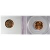 Image 2 : 1939-D LINCOLN CENT PCGS MS66 RD & 1939-S LINCOLN CENT NGC MS67 RD