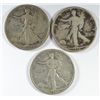Image 1 : 3-1918 WALKING LIBERTY HALF DOLLARS "GRADING SET" (GOOD,VG,FINE)