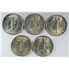 Image 1 : 5-1945 WALKING LIBERTY HALF DOLLARS MS63+