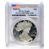 Image 1 : 2005-W PROOF SILVER AMERICAN EAGLE PCGS PR-70 DCAM FS