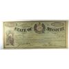 Image 1 : 1874 $900 STATE OF MISSOURI NOTE