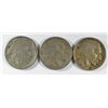 Image 1 : 3-1914 BUFFALO NICKELS "GRADING SET" (AG,GOOD,VG)