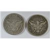 Image 2 : 1907 VF & 1907-S FINE BARBER QUARTERS