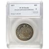Image 1 : 1877 SEATED HALF DOLLAR SEGS VF-30 DETAILS