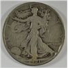 Image 1 : 1921-D WALKING LIBERTY HALF DOLLAR VG (RIM NICK)