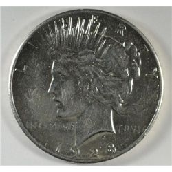 1928 PEACE DOLLAR AU-58