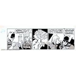 Al Plastino - Original Comic Strip Art for Batman daily (DC, 1968). These five daily strips are a...
