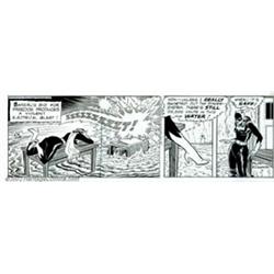 Al Plastino - Original Comic Strip Art for Batman daily dated 4-7-69 (DC, 1969). A superb piece f...