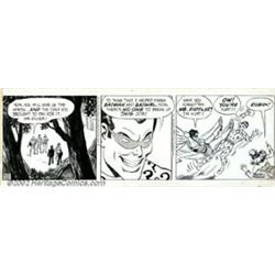 Al Plastino - Original Comic Strip Art for Batman daily dated (DC, 1968). Here are four Batman da...