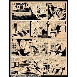 Bob Kane - Original Comic Strip Art for Batman Sunday dated 2-10-46 (McClure Newspaper Syndicate,...