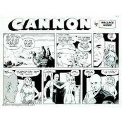 Wally Wood - Original Art for Cannon Strip (Wood and Richter, 1974). Best known for his science-f...