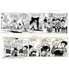 Image 1 : Irwin Hasen - Original Comic Strip Art for four Dondi Strips (Chicago Tribune, 1968-1977). This i...
