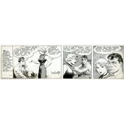 Frank Frazetta - Original Comic Strip Art for Johnny Comet dated 2-25-52 (McNaught Syndicate, 195...