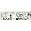 Image 1 : Frank Frazetta - Original Comic Strip Art for Johnny Comet dated 2-25-52 (McNaught Syndicate, 195...