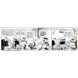Frank Willard - Original Comic Strip Art for Moon Mullins daily (Chicago Tribune, 1936). Willard'...