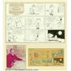 Image 1 : Charles Schulz - Original Comic Strip Art for Peanuts Sunday dated 2-6-77 (United Features Syndic...