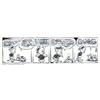 Image 1 : Walt Kelly - Original Art Comic Strip Art for Pogo daily dated 8-5-67 (Hall Syndicate, 1967). A p...