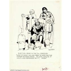 Hal Foster - Original Art Illustration of Prince Valiant (No Publisher, unknown date)  This undat...