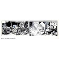 Frank Godwin - Original Comic Strip Art for Rust Riley daily dated 1-15-? (King Features, year un...