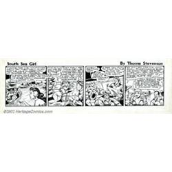 John Forte - Original Comic Strip Art for South Sea Girl (Phoenix Features Inc., undated). John F...